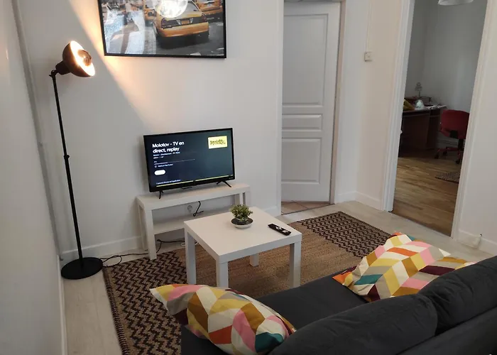 Apartamento Beau F3 Proche Hôpital Central, Thermal Nancy