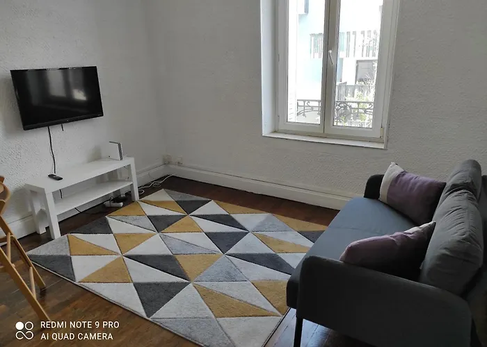 Apartamento Beau F3 Proche Hôpital Central, Thermal Nancy